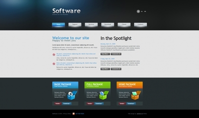 塑造企业数字形象 精致大气风格的软件公司网页设计与开发服务